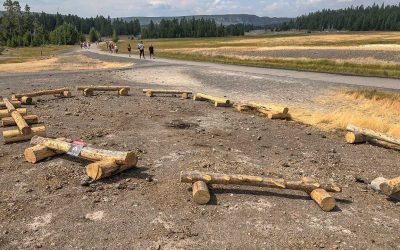 New thermal feature Near Old Faithful